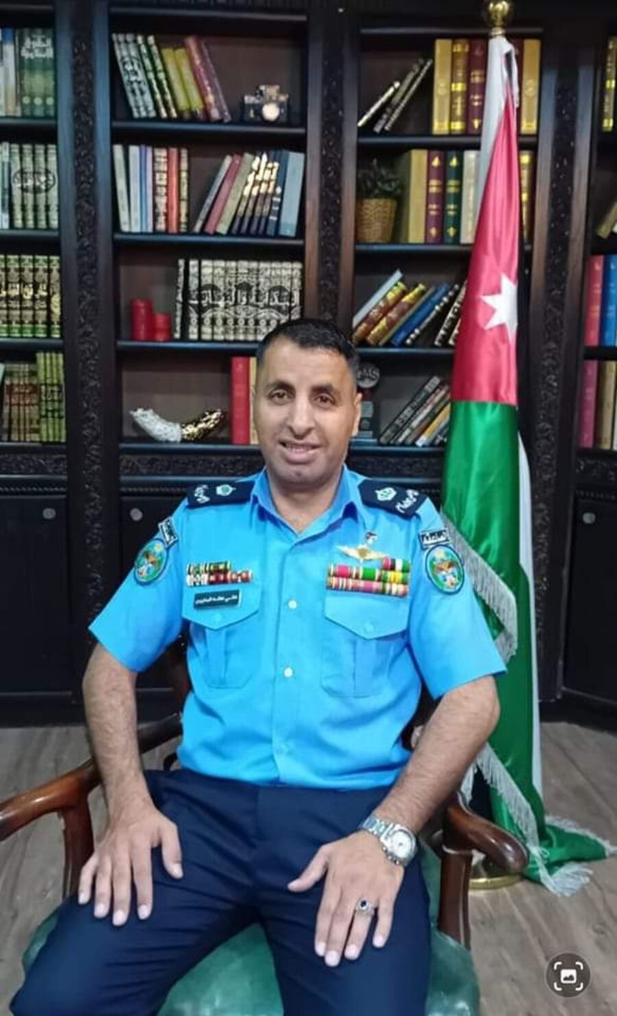 الرائد هاني البدارين.. مبارك الارادة الملكية