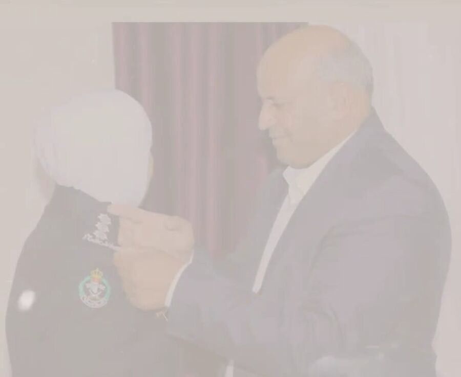 النقيب دينا حسن المعلى الزيود.. مبارك