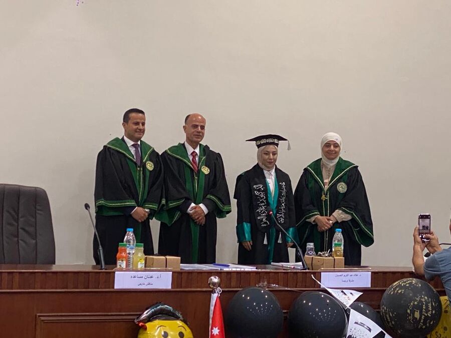 الماجستير في الصيدلة للطالبة غادة اسماعيل