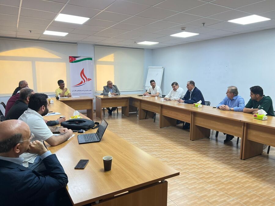 الحزب المدني الديمقراطي الأردني يعقد اجتماعات