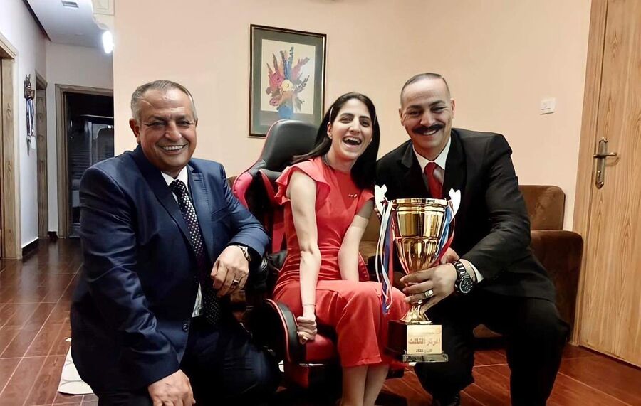 عوده ميمونه للبطلة حنين المجدوبة