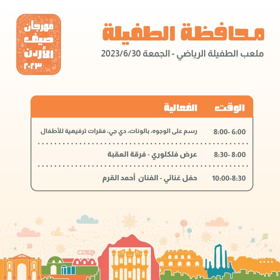 تواصل فعاليات صيف الأردن