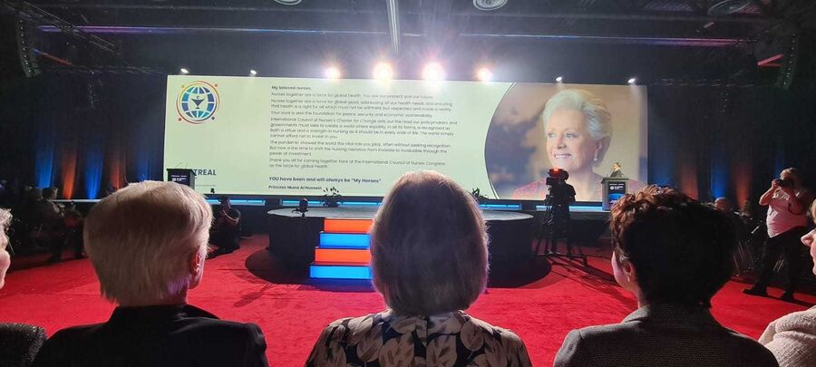 الأميرة منى: التمريض أساسي لديمومة الأمن