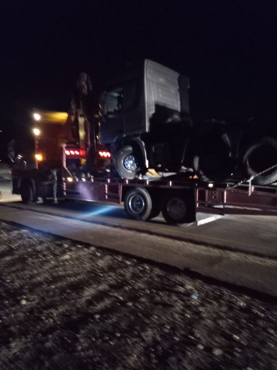 الأشغال تتعامل مع مخلفات ناتجة عن