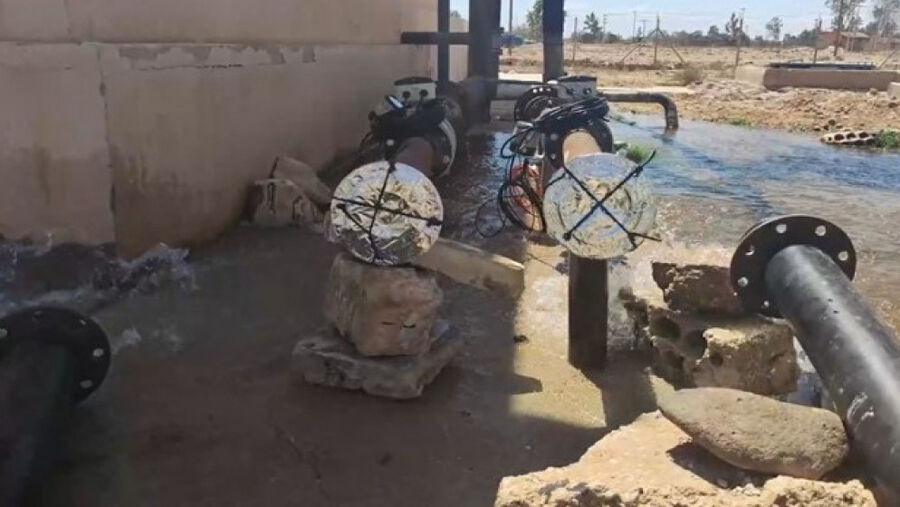 توقف ضخ المياه لقضاء الخالدية بسبب