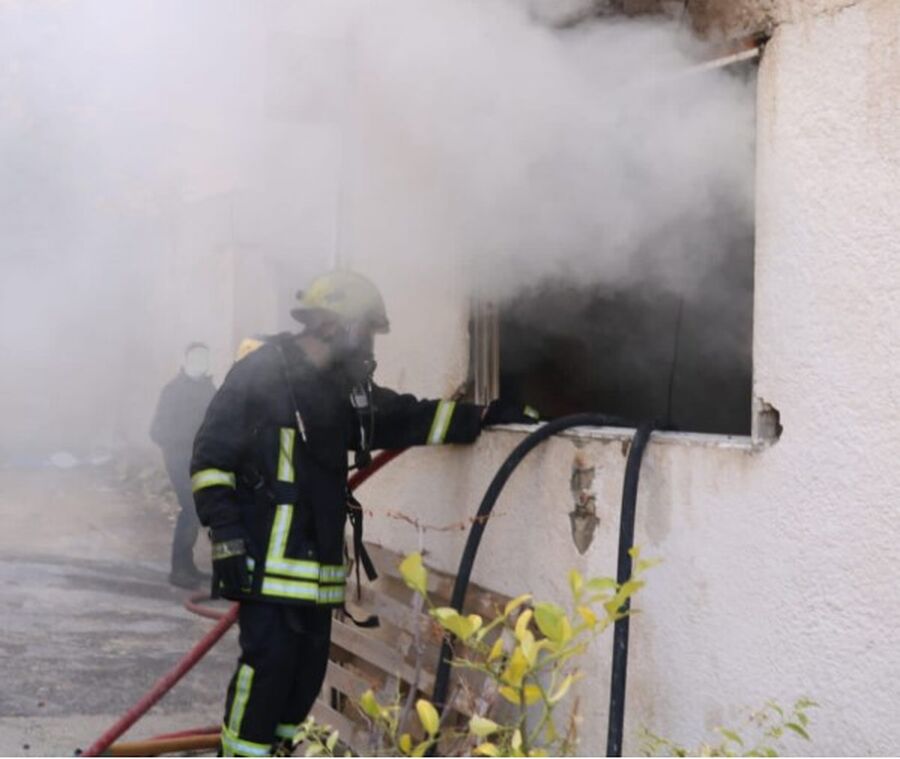 الأوقاف: حريق بمسجد الشهداء في إربد