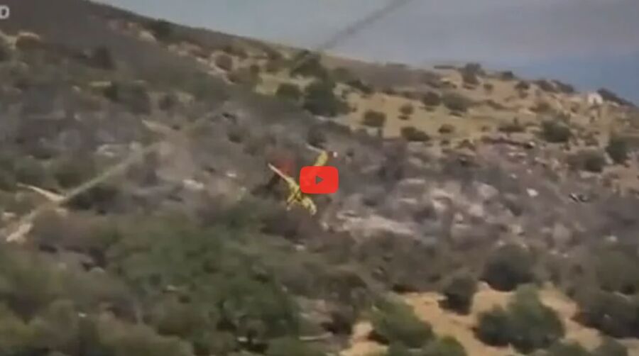 اليونان: طائرة ذهبت لإخماد الحرائق فكانت