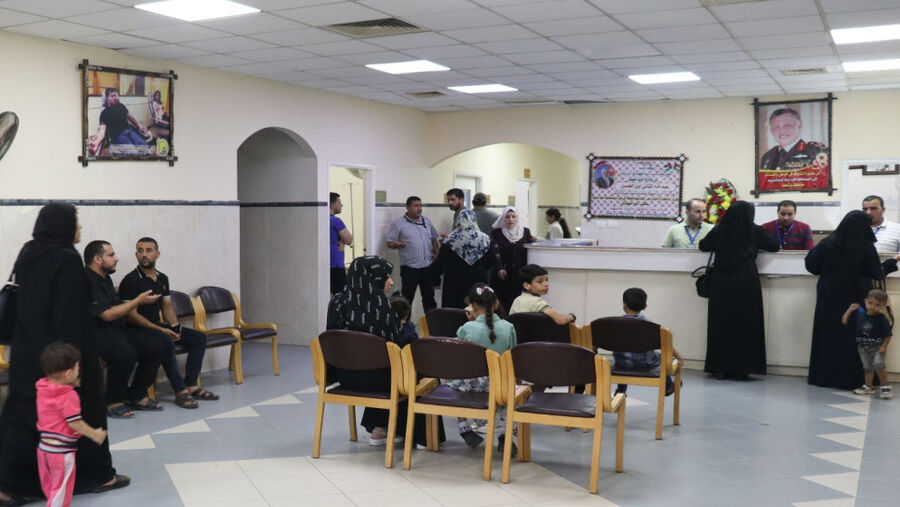 المستشفى الميداني الأردني غزة75 يتعامل مع