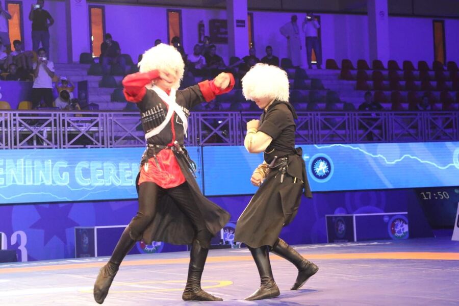 افتتاح بطولة العالم للمصارعة تحت سن