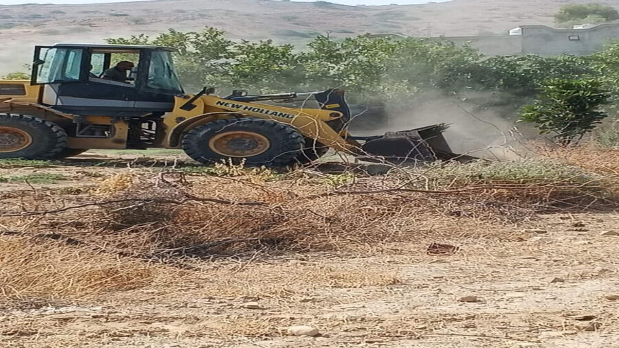 سلطة وادي الأردن تزيل اعتداءات زراعية