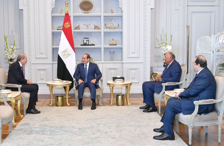 السيسي يستقبل الصفدي.. وهذا ما جاء