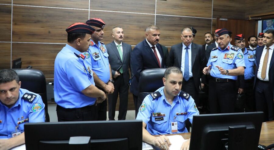 المعايطة يلتقي وزير الداخلية العراقي (صور)