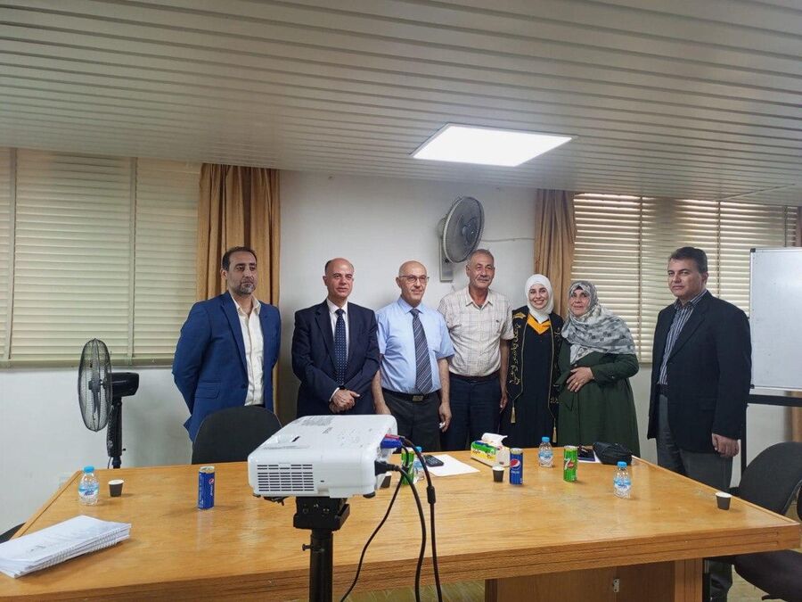 الماجستير في الكيمياء التحليلية للطالبة رغد