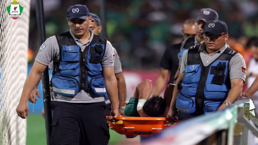 إصابة مدافع الوحدات طارق خطاب بقطع