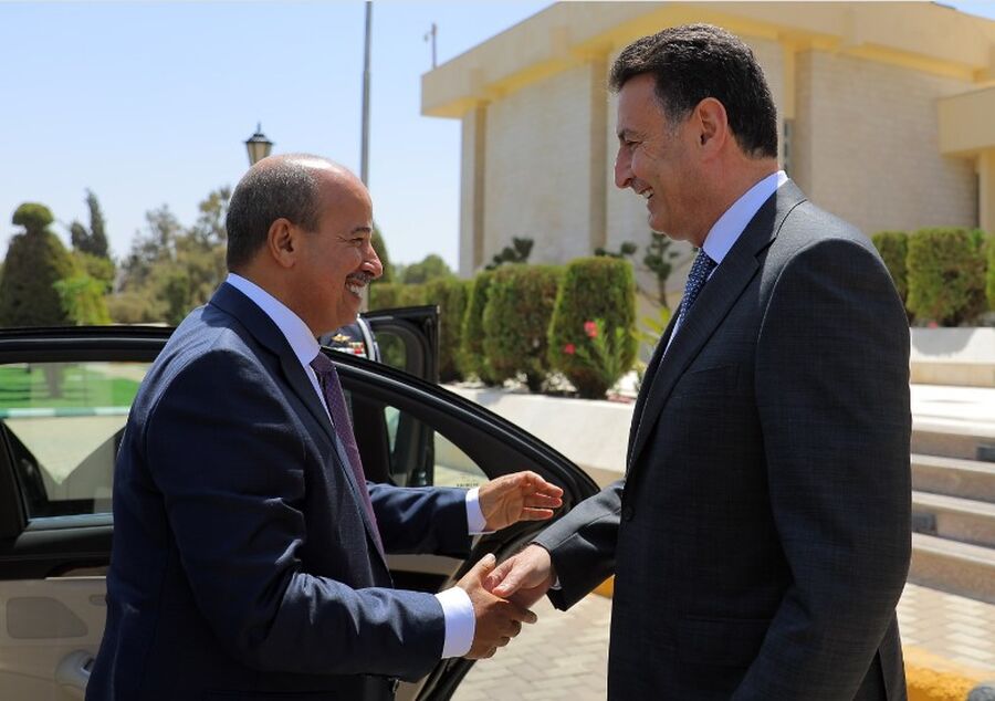 الصفدي يستقبل رئيس مجلس المستشارين المغربي