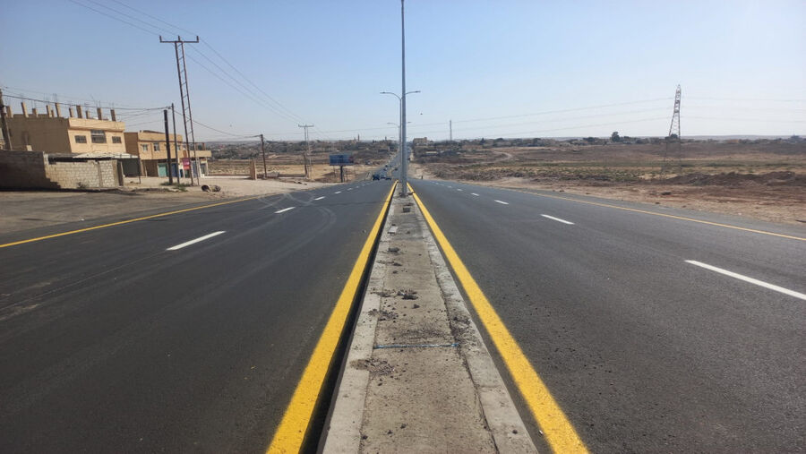 فتح الطريق الاثنين .. إنهاء أعمال