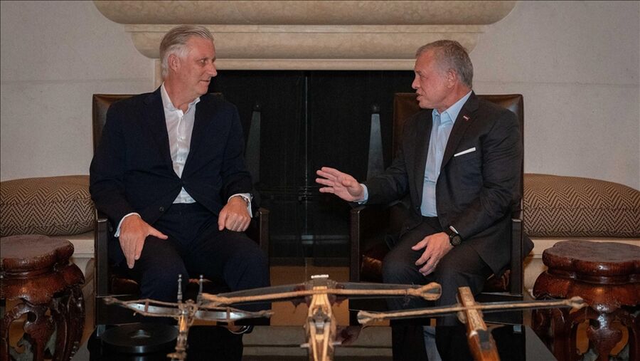 الملك يتلقى اتصالا من ملك بلجيكا