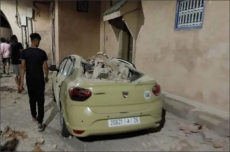 اللحظات الأولى لزلزال المغرب.. حالة من