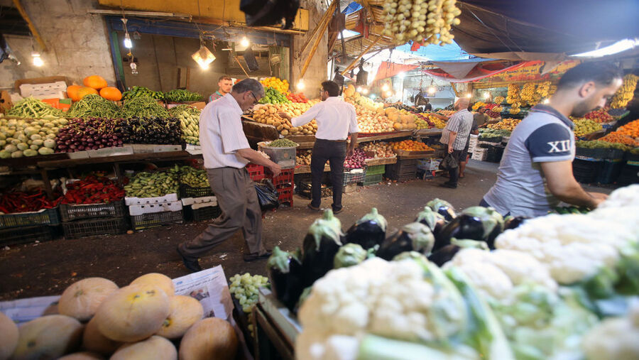 3084 طن خضار وفواكه واردات السوق