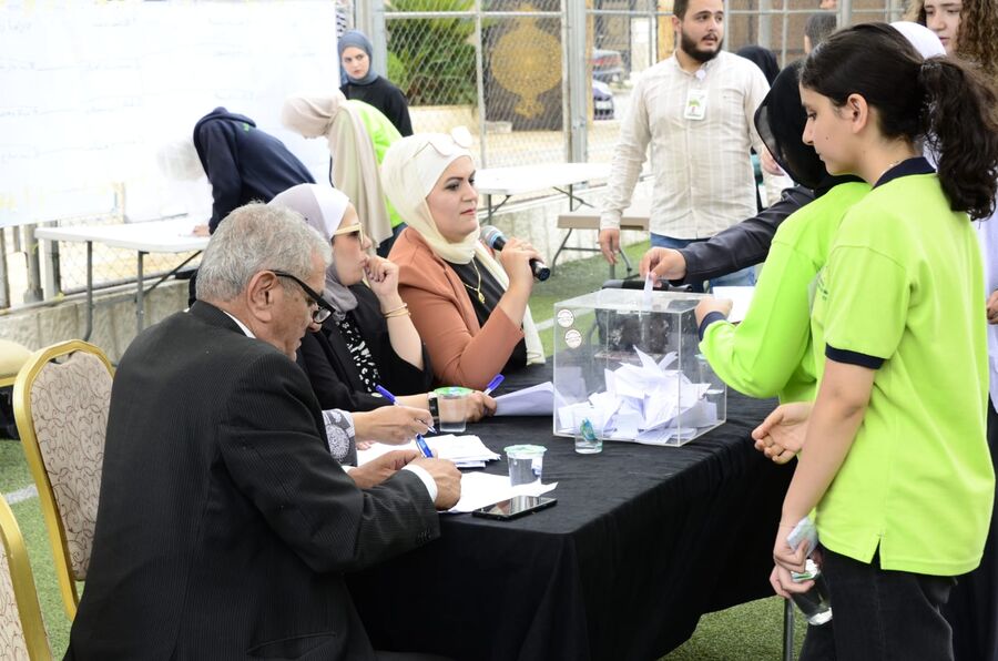 انتخاب مجلس بلدي أطفال اربد في