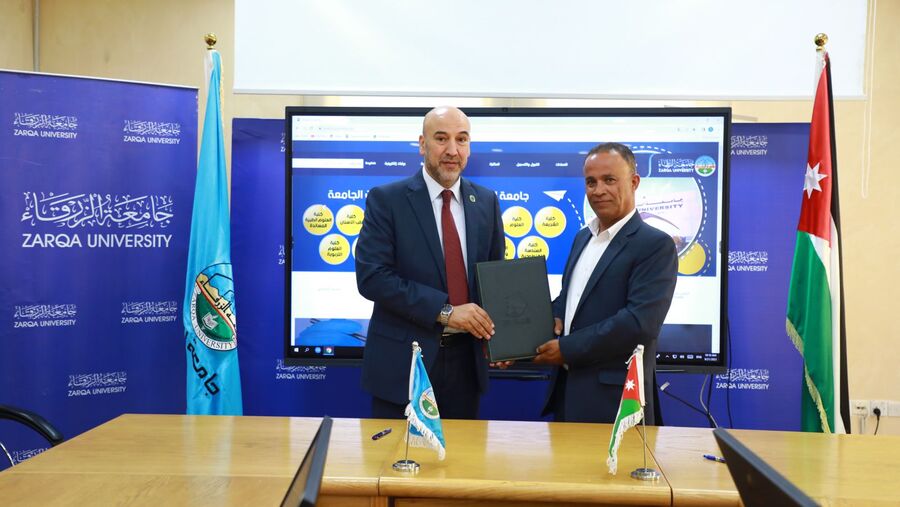 تعاون تدريبي بين جامعة الزرقاء وشركة