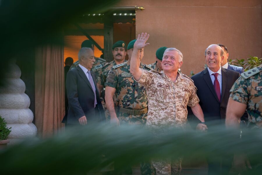 الملك في دارة الباشا الوريكات (فيديو