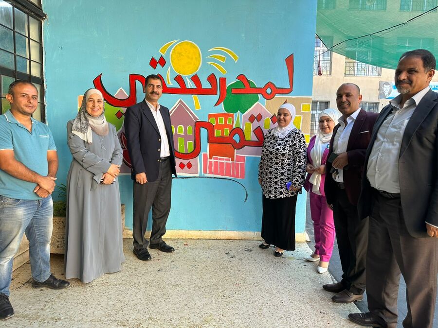 الطويقات يتابع نشاطات مبادرة لمدرستي أنتمي