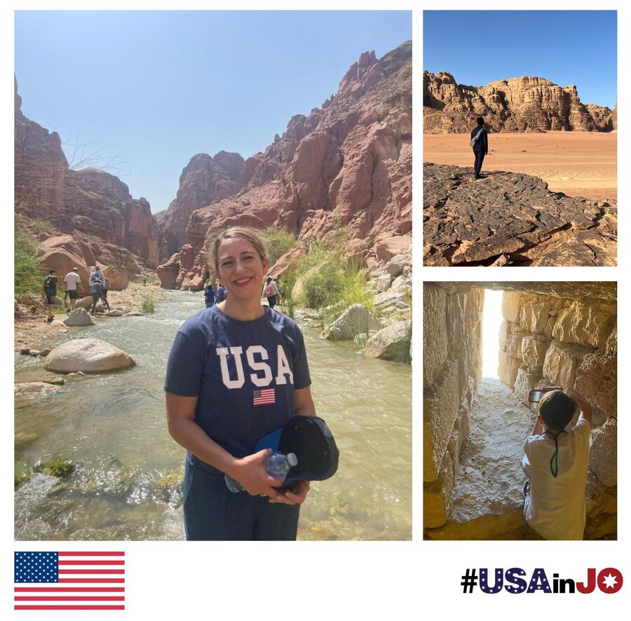 ماذا استكشفت السفيرة الأمريكية في الأردن