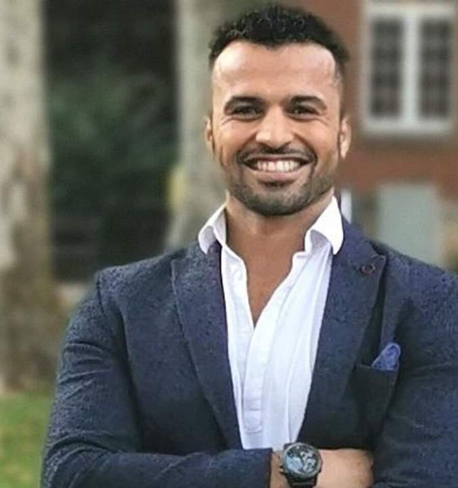 احمد عويدي العبادي يهنىء ولده