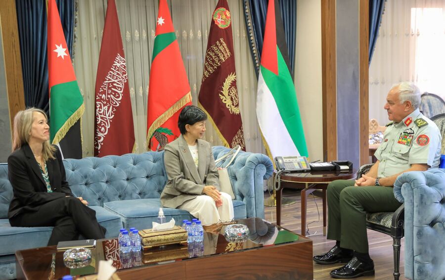 الحنيطي يستقبل وكيلة الأمين العام للأمم