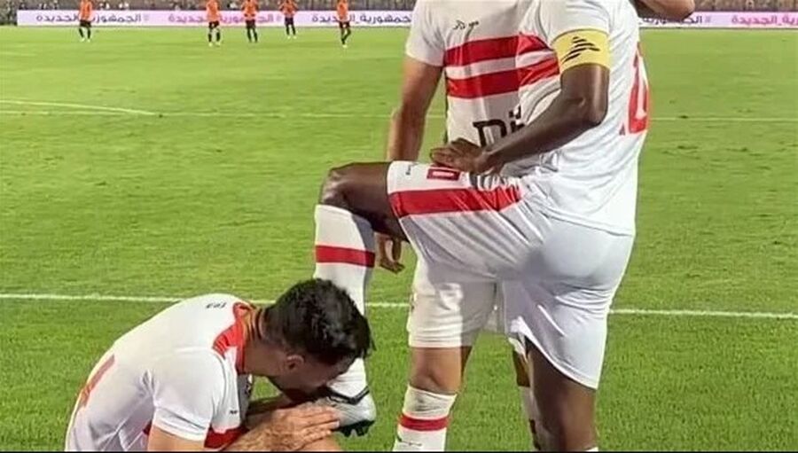 قبّل قدم شيكابالا.. المثلوثي يعتذر عن