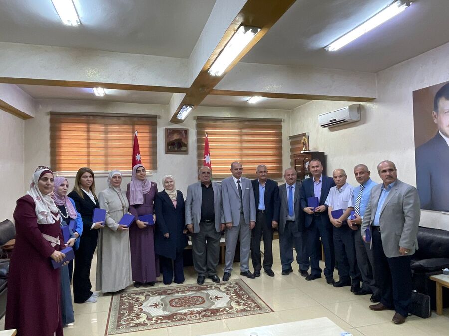 تكريم مدراء شبكة مدارس عجلون وعين