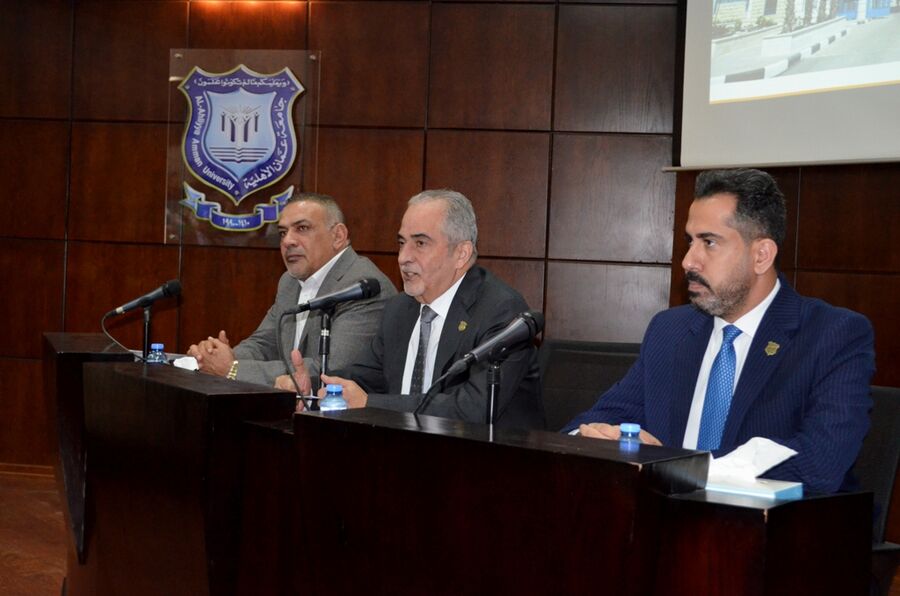 رئيس عمان الأهلية يؤكد أهمية البحث