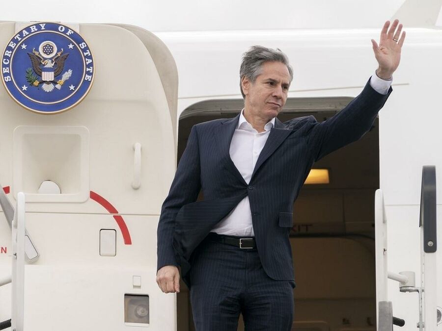 وزير خارجية أميركا أنتوني بلينكن يبيت