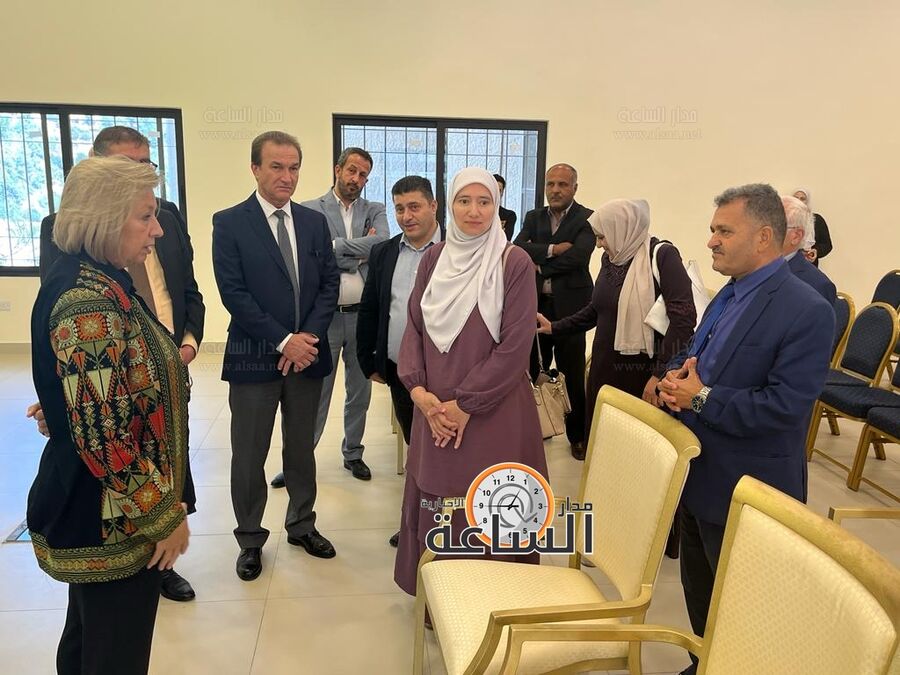 النجار تتفقد التجهيزات النهائية لافتتاح المركز