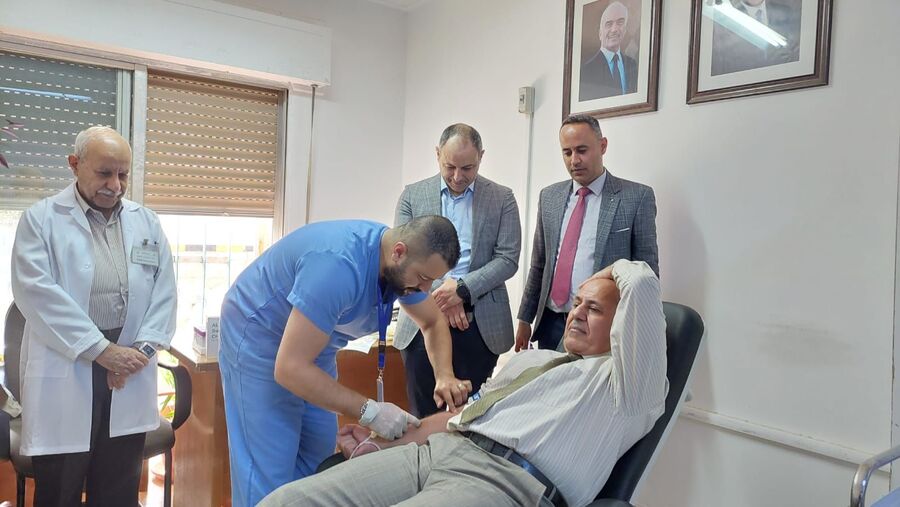 حملة للتبرع بالدم (نصرة لغزة) في