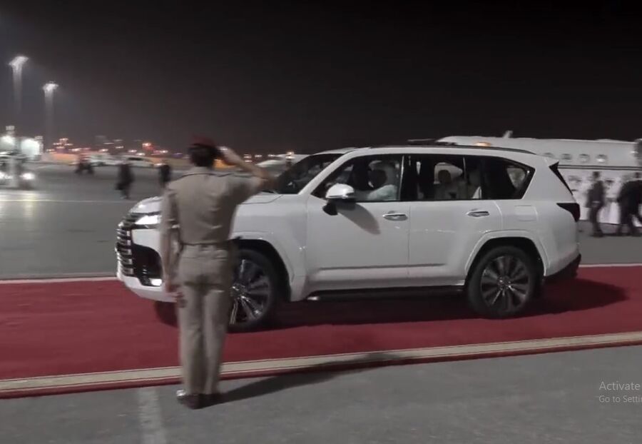 الشيخ تميم يصطحب الملك عبدالله الثاني