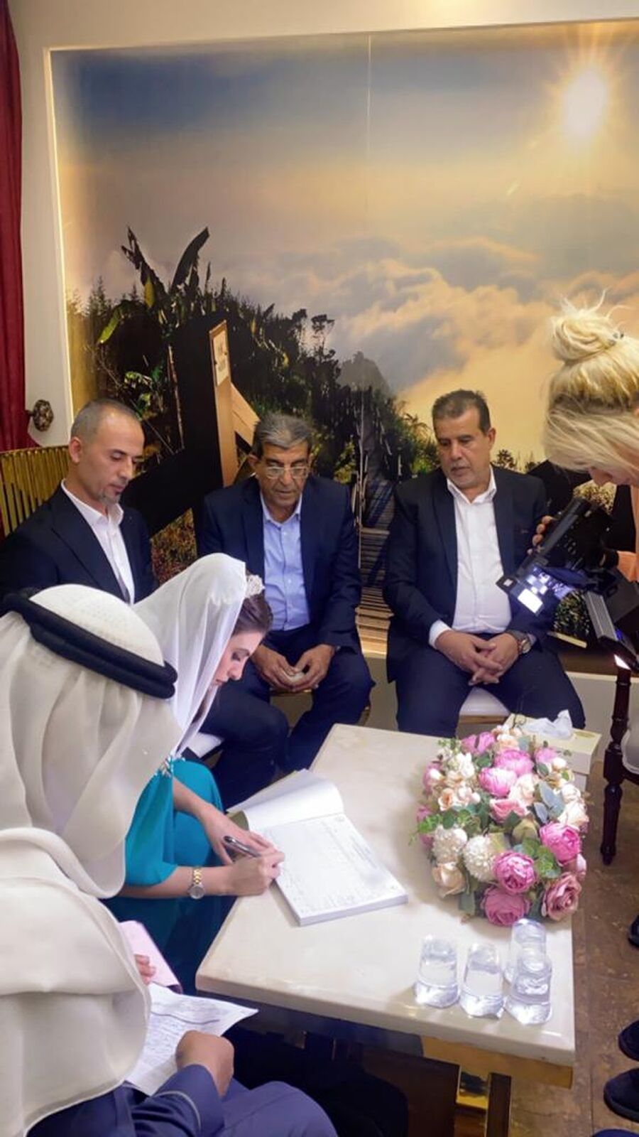 عقد قران المحامي ربيع الوديان ونوار