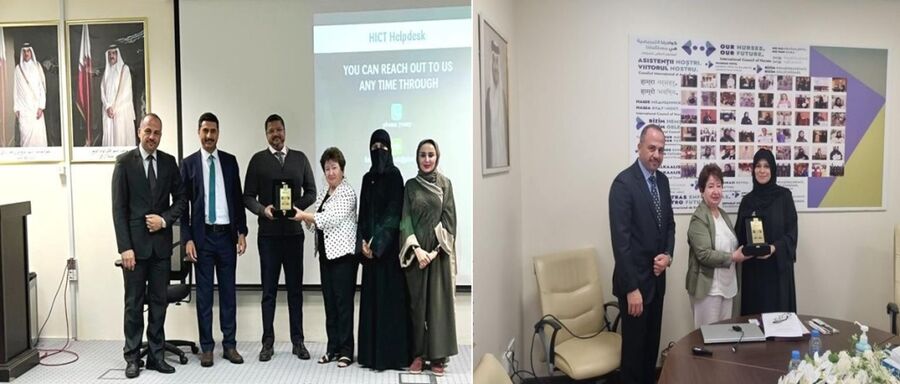 وفد من عمان الأهلية يلتقي بممثّلي