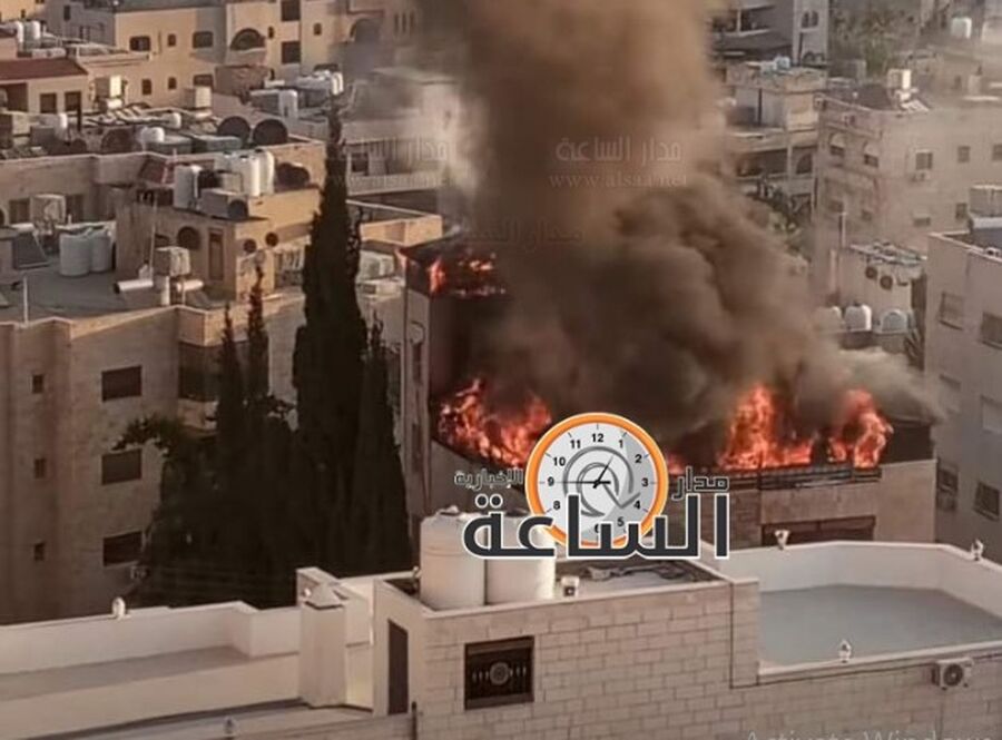 وفاة شخص اثر حريق منزل في