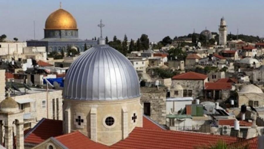 بطاركة ورؤساء الكنائس بالقدس المحتلة :