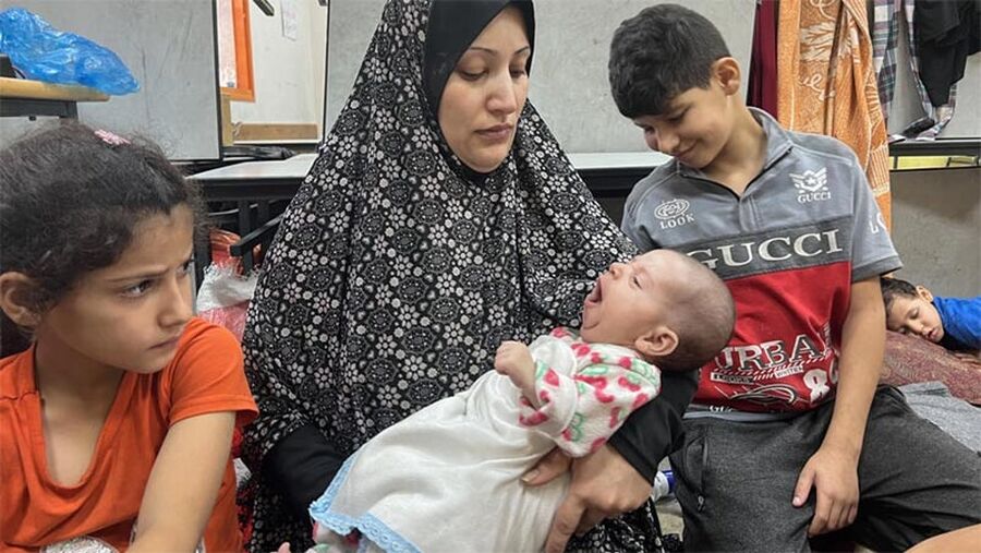 غزة كابوس للحوامل والأمهات والأطفال الرضع