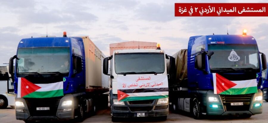 14 نشمية يرافقن المستشفى الميداني الأردني