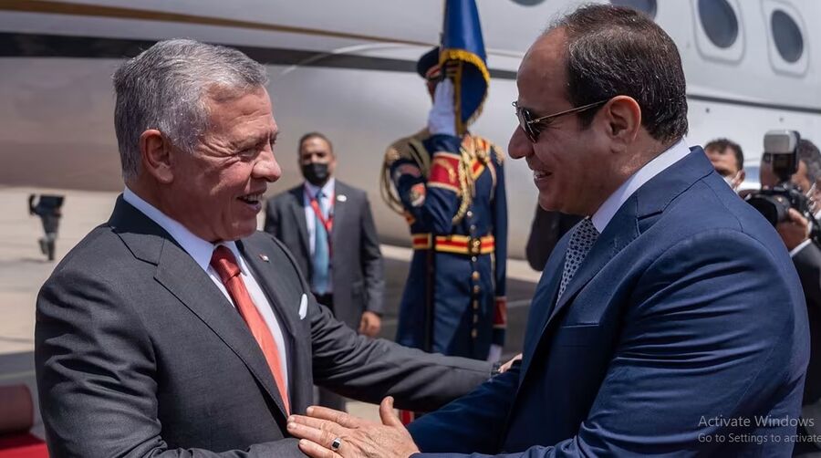 الملك عبدالله الثاني إلى مصر ويلتقي