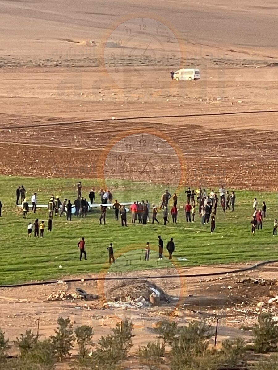 سقوط طائرة مجهولة النوع في الخالدية