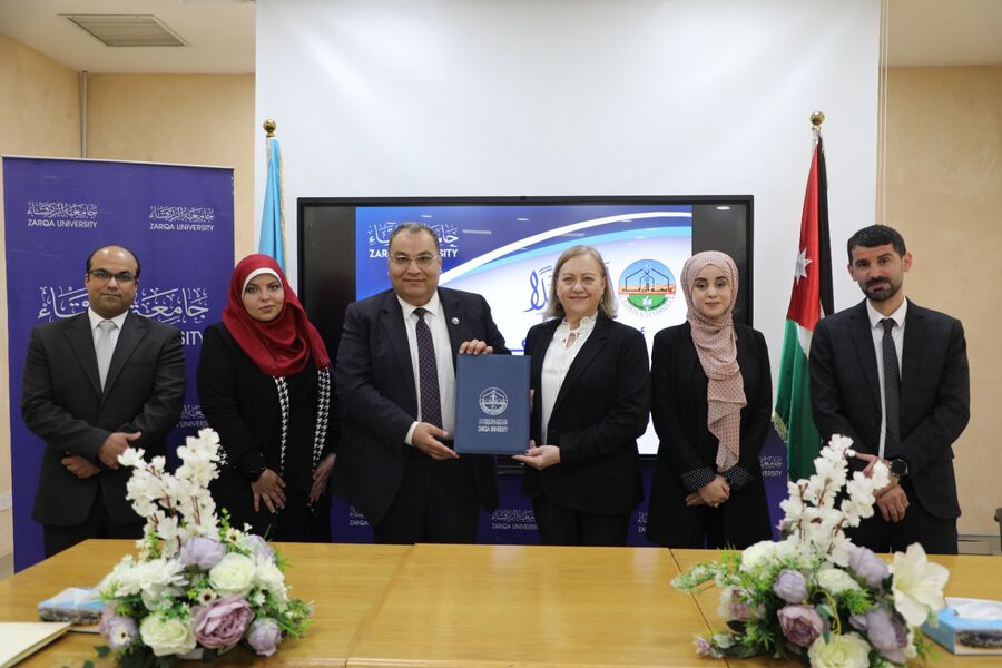 مذكرة تفاهم بين جامعة الزرقاء وشركة