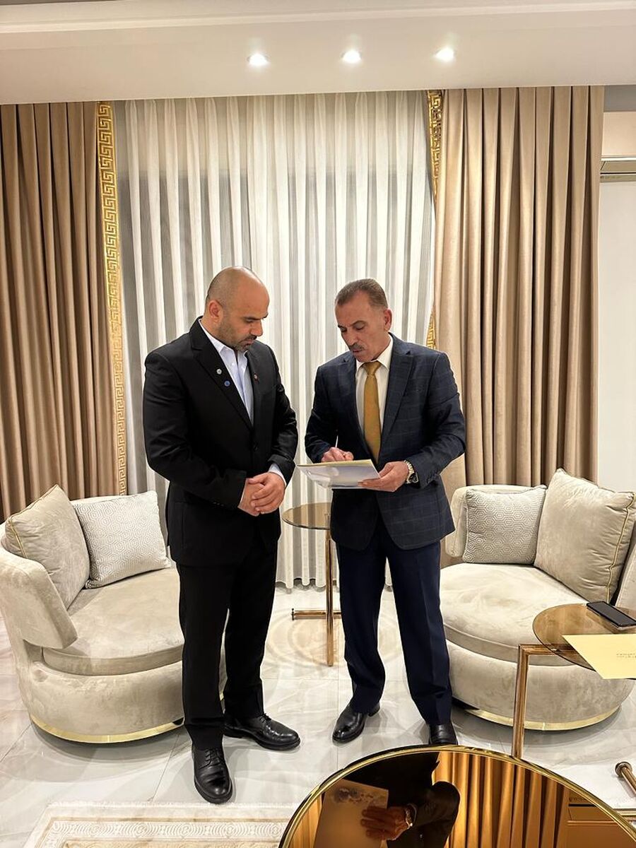 سفير السلام داني الاشقر يستقبل الدكتور