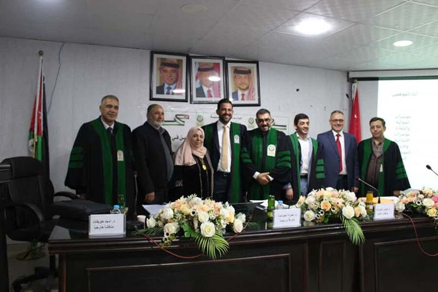 المهندس ابراهيم محمد عفيف.. مبارك الماجستير