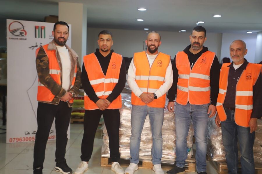 حملة لـ مبادرة بصمة خير لتوزيع