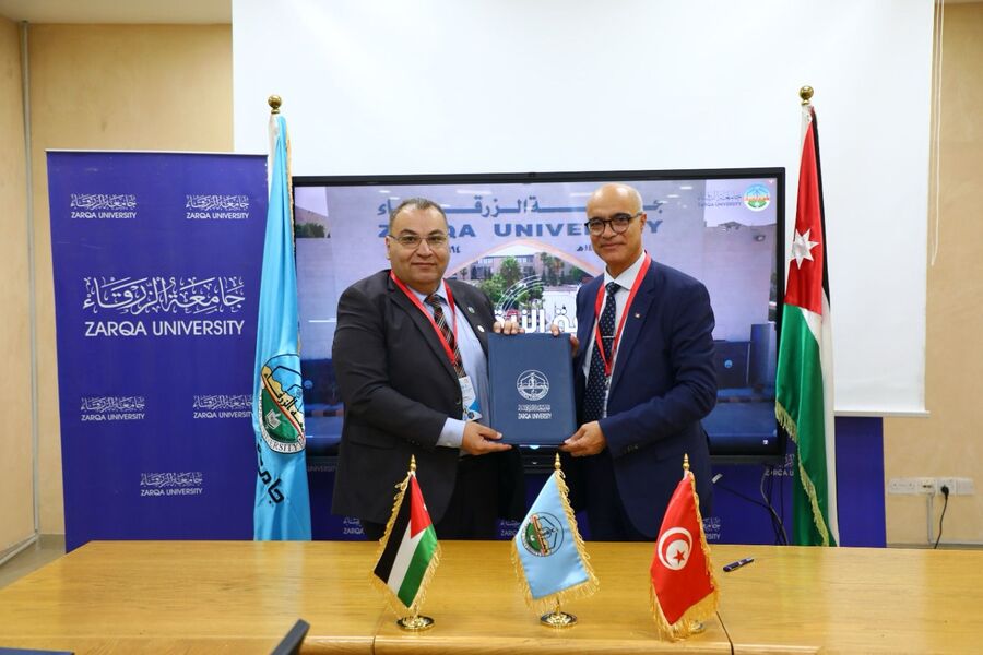 مذكرة تفاهم بين جامعة الزرقاء وجامعة
